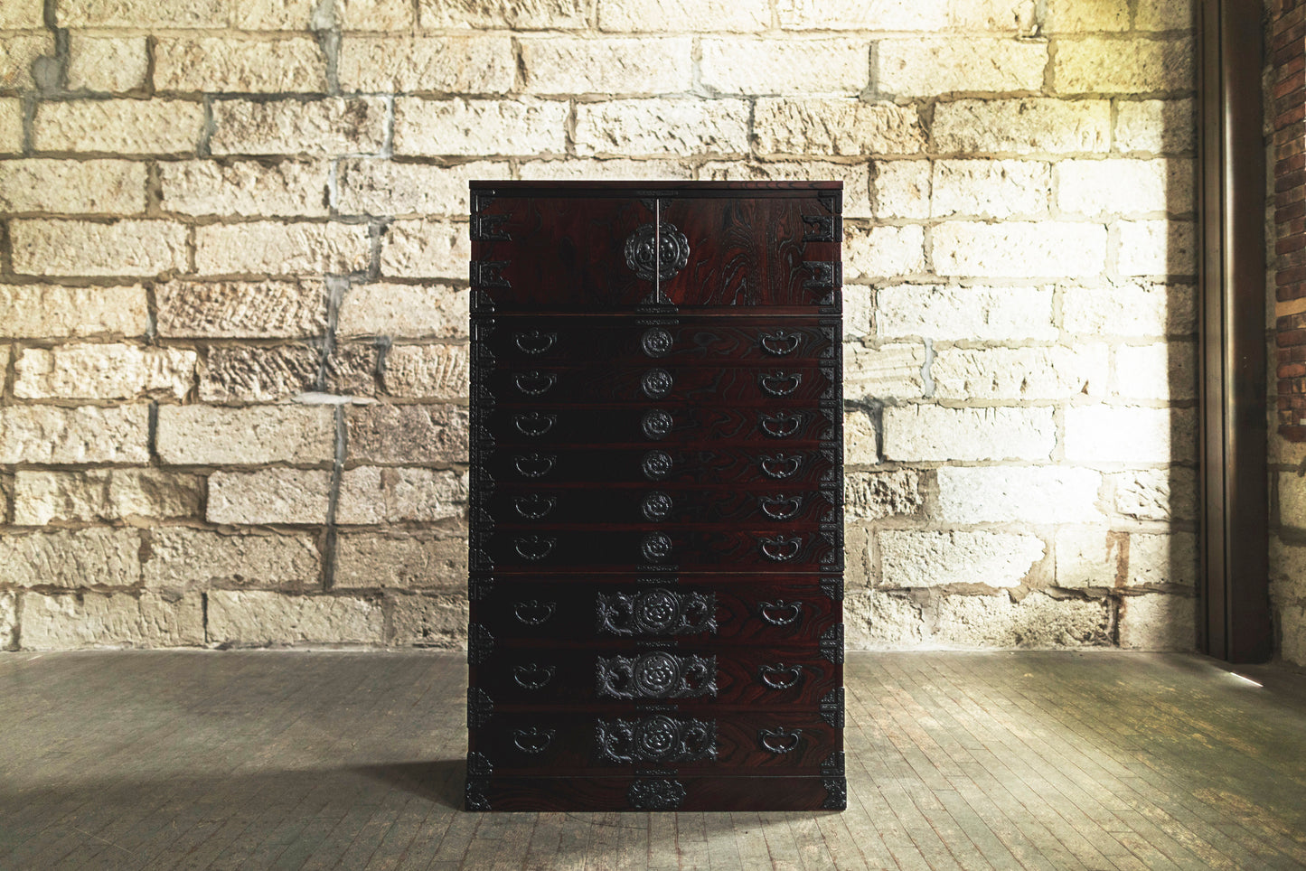 Iwayado Tansu Three-tier Seiri Tansu (ordinary chest)/整理箪笥